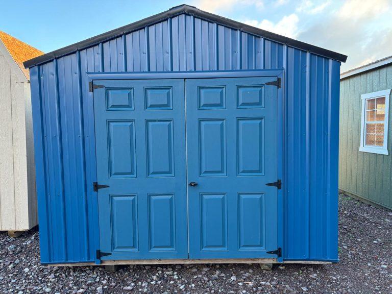 10×12 Utility Shed – Ocean Blue*